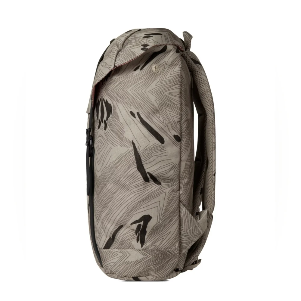 Herschel Supply Co. Tan Geo/Black Rubber Retreat Backpack